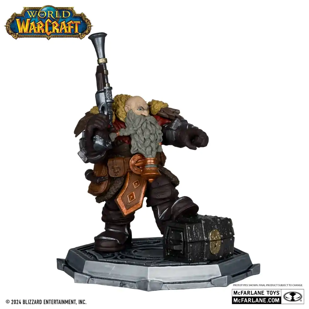 World of Warcraft PVC Statue 2-Pack 1/12 Dwarf Hunter: Beast Master & Pandaren: Monk (Gold Label) 15 cm product photo