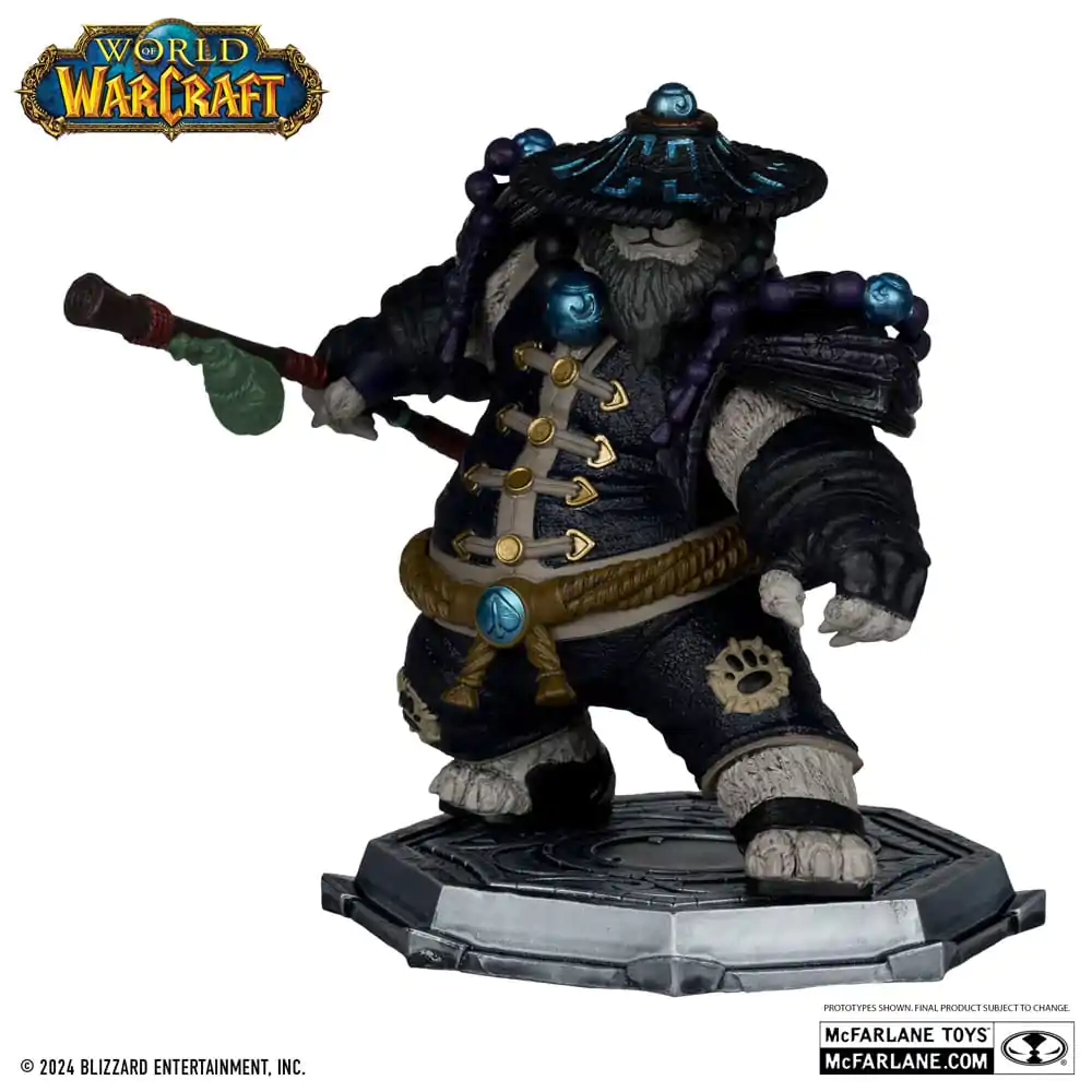 World of Warcraft PVC Statue 2-Pack 1/12 Dwarf Hunter: Beast Master & Pandaren: Monk (Gold Label) 15 cm product photo