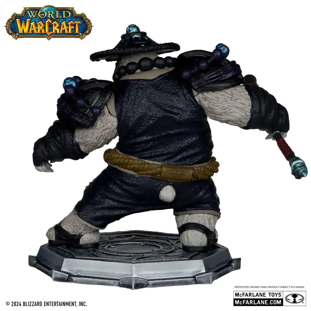 World of Warcraft PVC Statue 2-Pack 1/12 Dwarf Hunter: Beast Master & Pandaren: Monk (Gold Label) 15 cm product photo