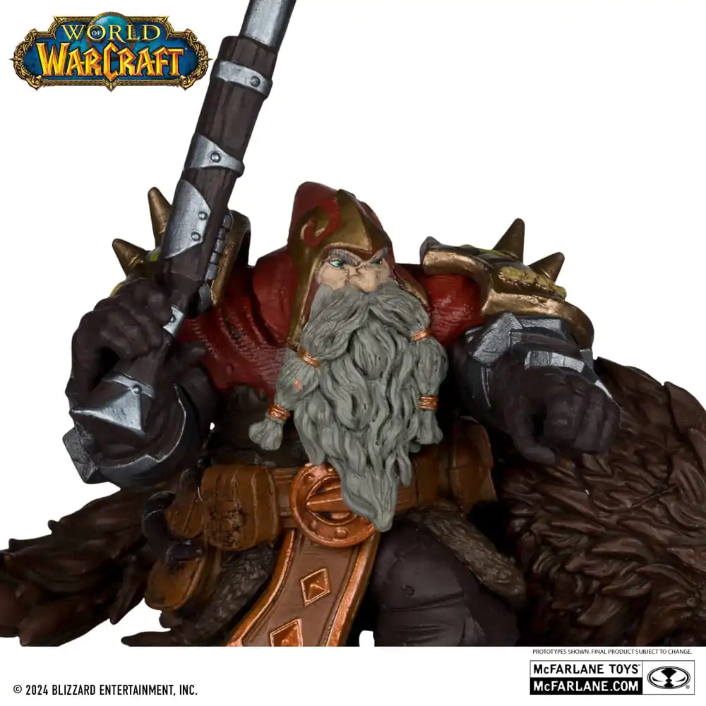 World of Warcraft PVC Statue 2-Pack 1/12 Dwarf Hunter: Beast Master & Pandaren: Monk (Gold Label) 15 cm product photo