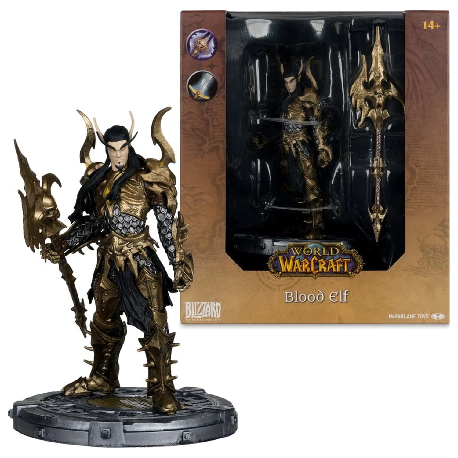 World of Warcraft 1/12 Scale Posed Figure Blood Elf Limited Edition 16 cm product photo