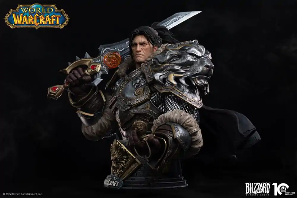 World of Warcraft Bust 1/3 Varian Wrynn 46 cm product photo