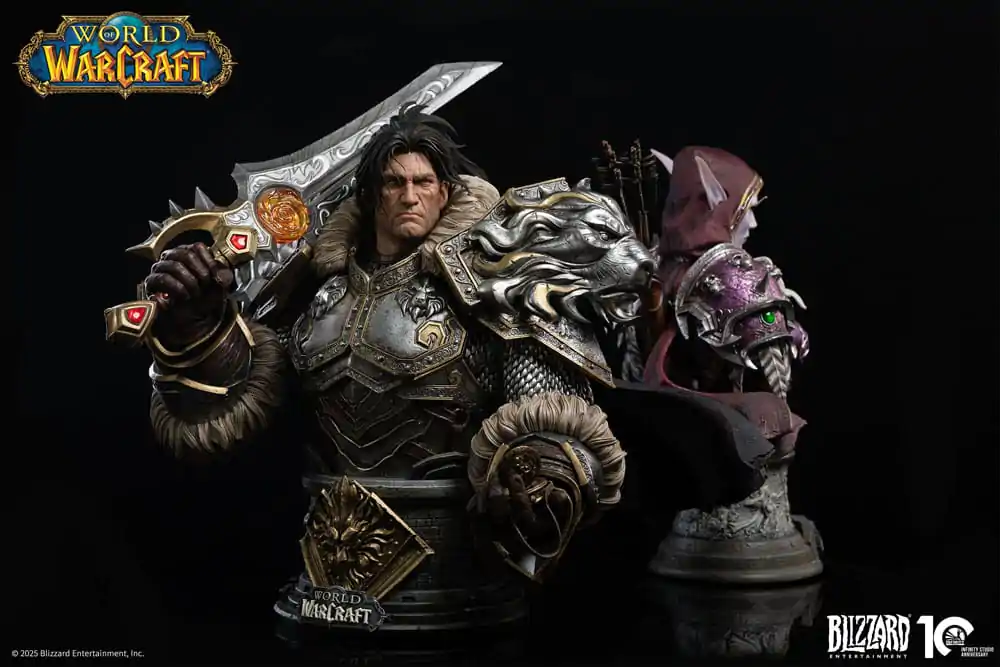 World of Warcraft Bust 1/3 Varian Wrynn 46 cm product photo
