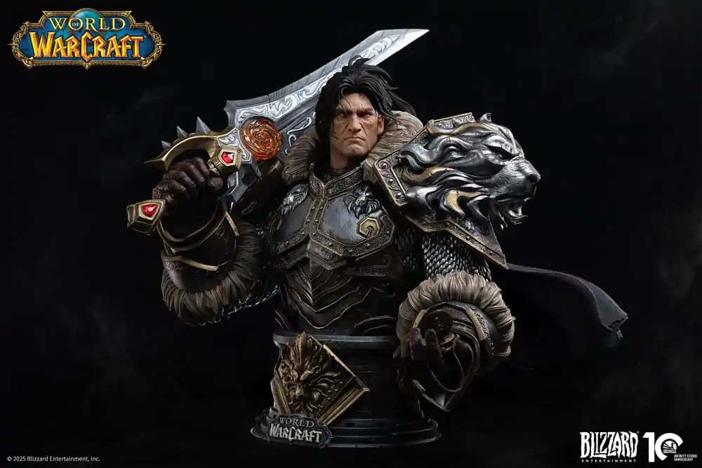 World of Warcraft Bust 1/3 Varian Wrynn 46 cm product photo