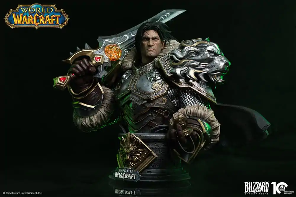World of Warcraft Bust 1/3 Varian Wrynn 46 cm product photo