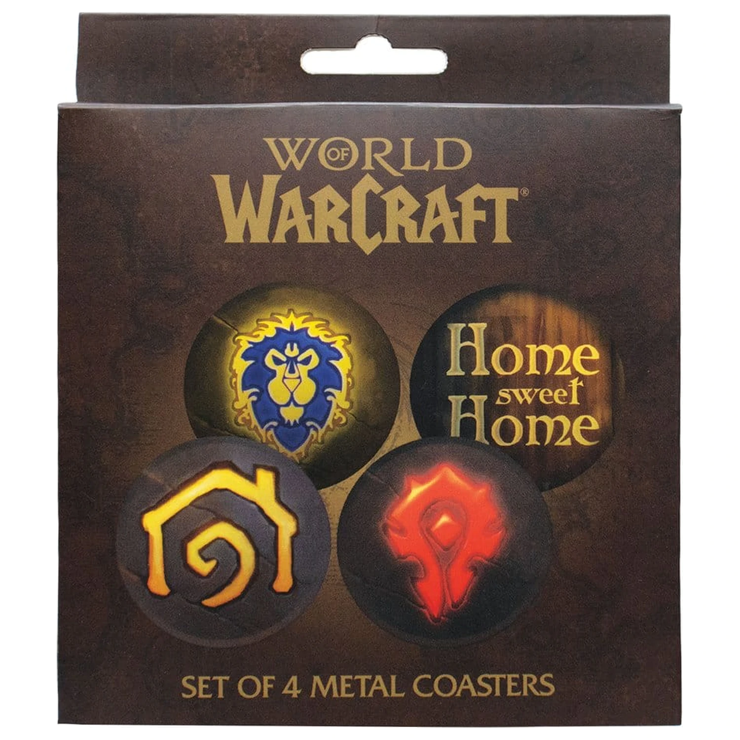 World of Warcraft Coaster 4-Pack Printed Metal product photo