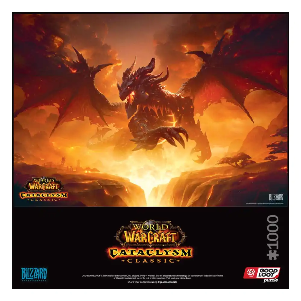 World of Warcraft Gaming Puzzle Cataclysm Classic (1000 pieces) product photo