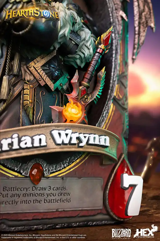 Hearthstone 3D Art Frame Statue Varian Wrynn 31 cm product photo