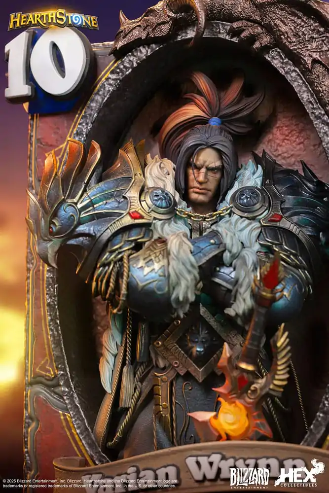 Hearthstone 3D Art Frame Statue Varian Wrynn 31 cm product photo