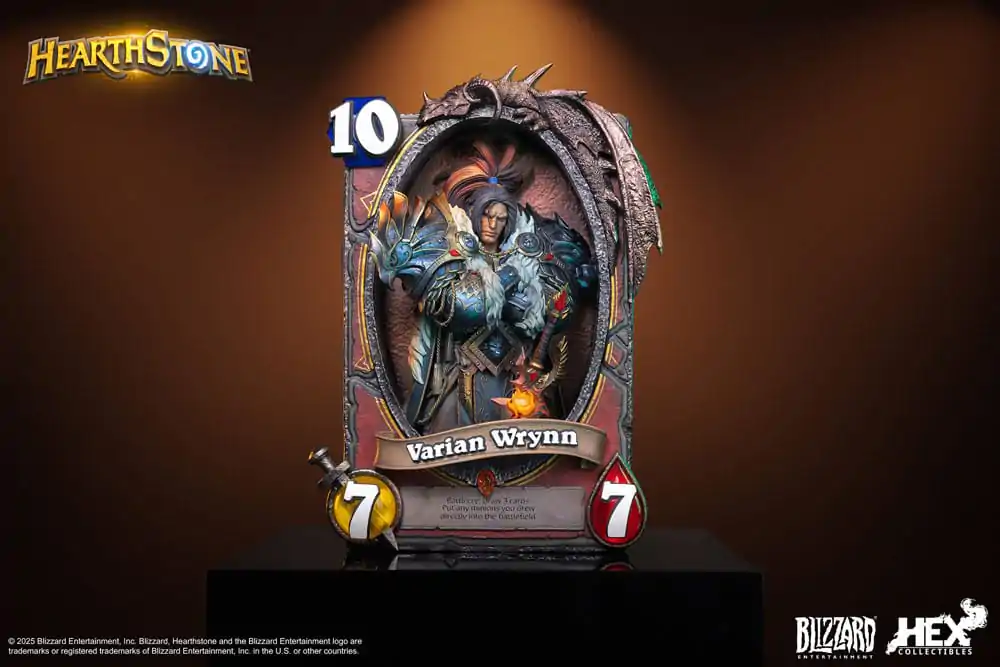Hearthstone 3D Art Frame Statue Varian Wrynn 31 cm product photo