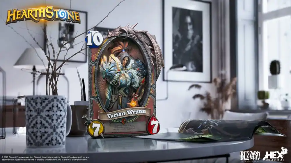 Hearthstone 3D Art Frame Statue Varian Wrynn 31 cm product photo