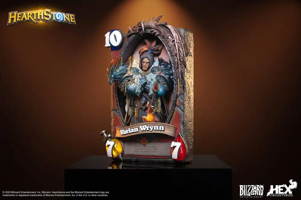 Hearthstone 3D Art Frame Statue Varian Wrynn 31 cm product photo