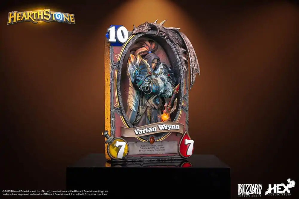 Hearthstone 3D Art Frame Statue Varian Wrynn 31 cm product photo