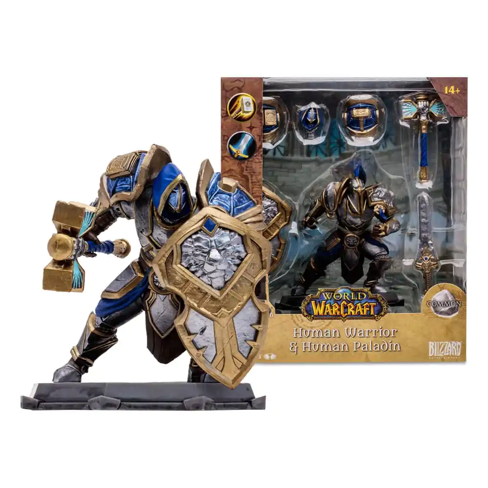 World of Warcraft Action Figure Human: Paladin / Warrior 15 cm product photo