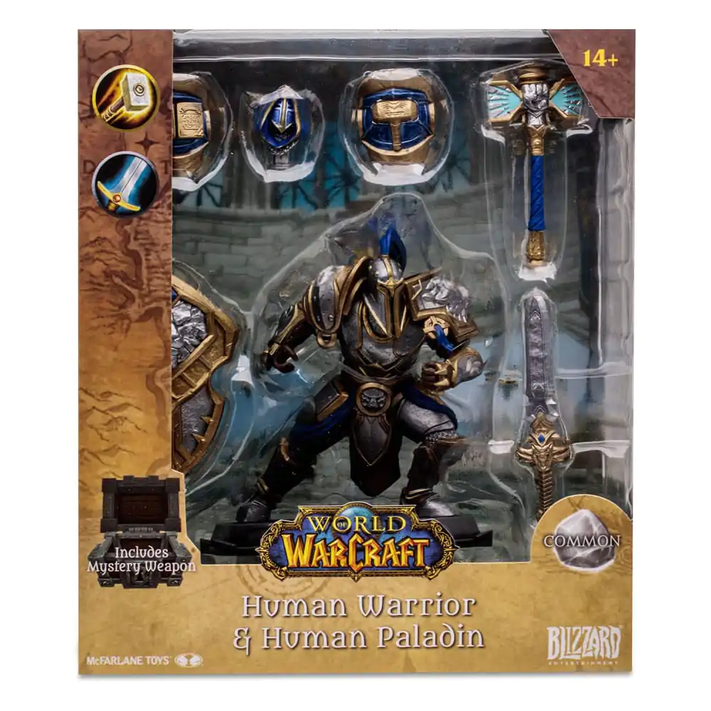 World of Warcraft Action Figure Human: Paladin / Warrior 15 cm product photo