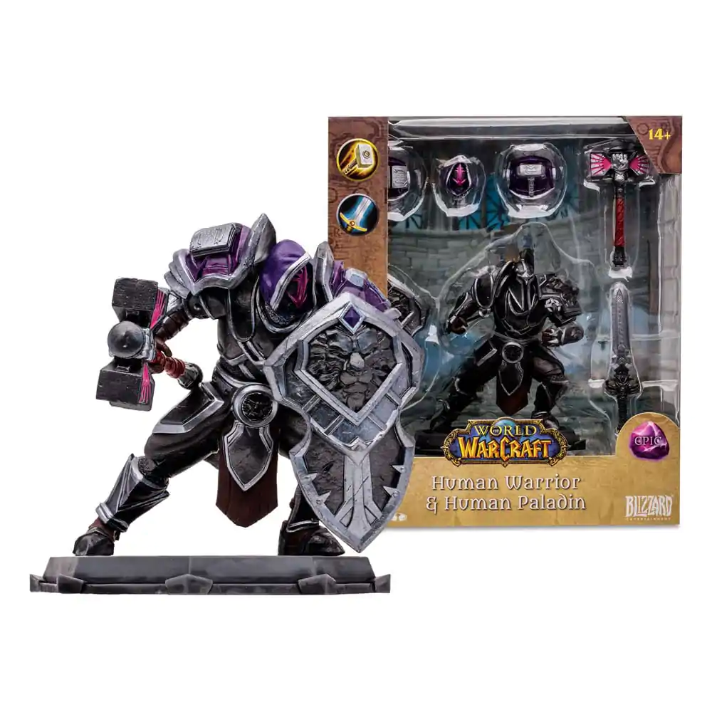 World of Warcraft Action Figure Human Paladin Warrior (Epic) 15 cm product photo