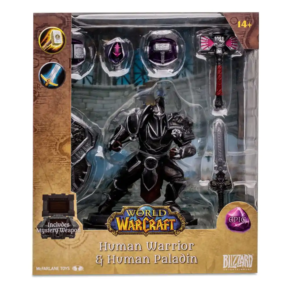 World of Warcraft Action Figure Human Paladin Warrior (Epic) 15 cm product photo