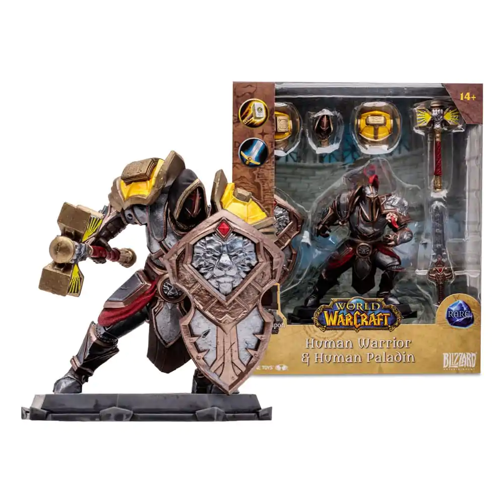 World of Warcraft Action Figure Human Paladin Warrior (Rare) 15 cm termékfotó