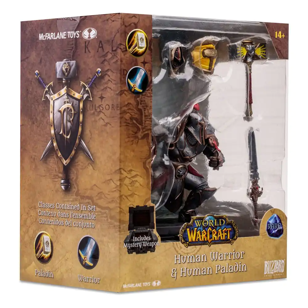 World of Warcraft Action Figure Human Paladin Warrior (Rare) 15 cm termékfotó