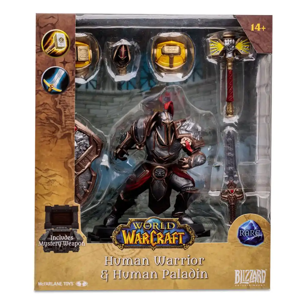 World of Warcraft Action Figure Human Paladin Warrior (Rare) 15 cm termékfotó