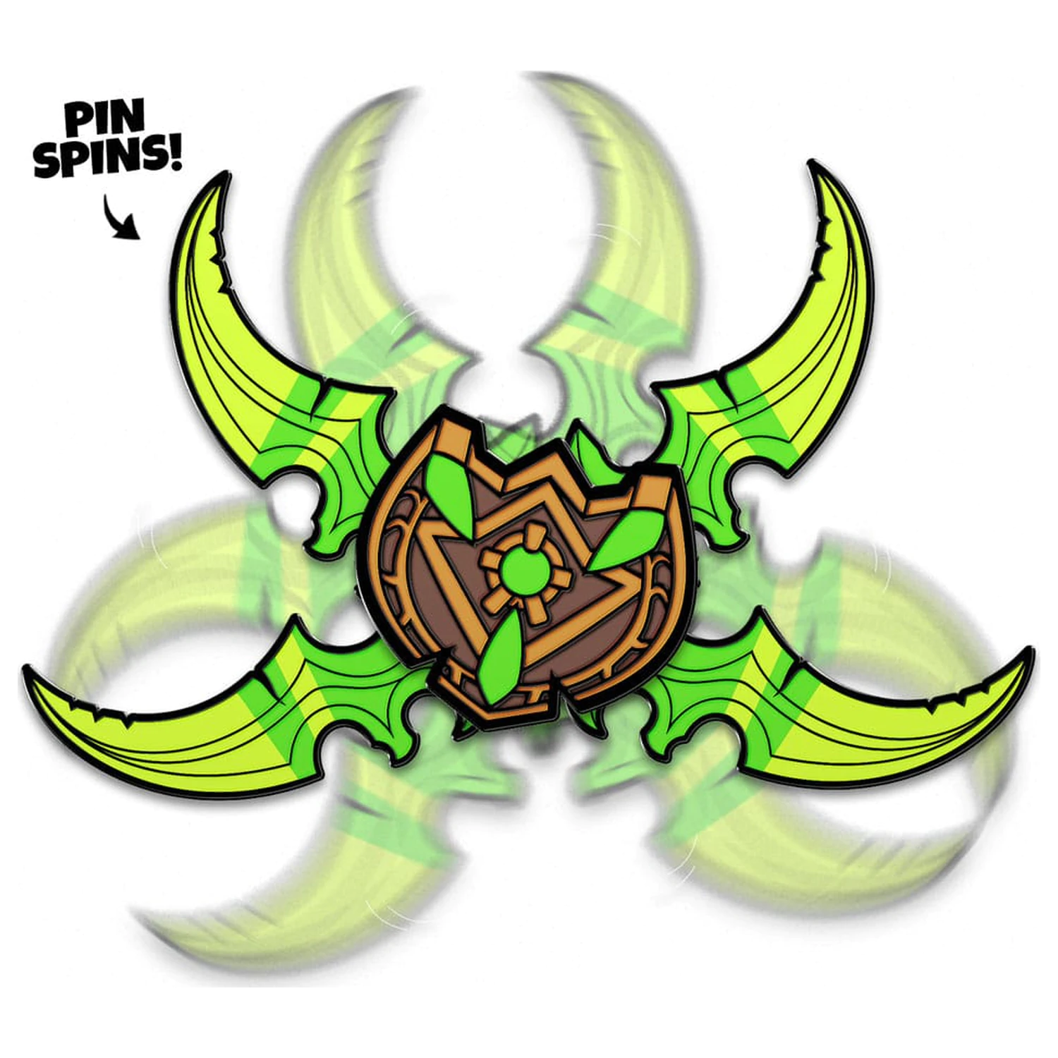 World Of Warcraft Pin Illidian Stormrage's Warglaives 5 cm            product photo