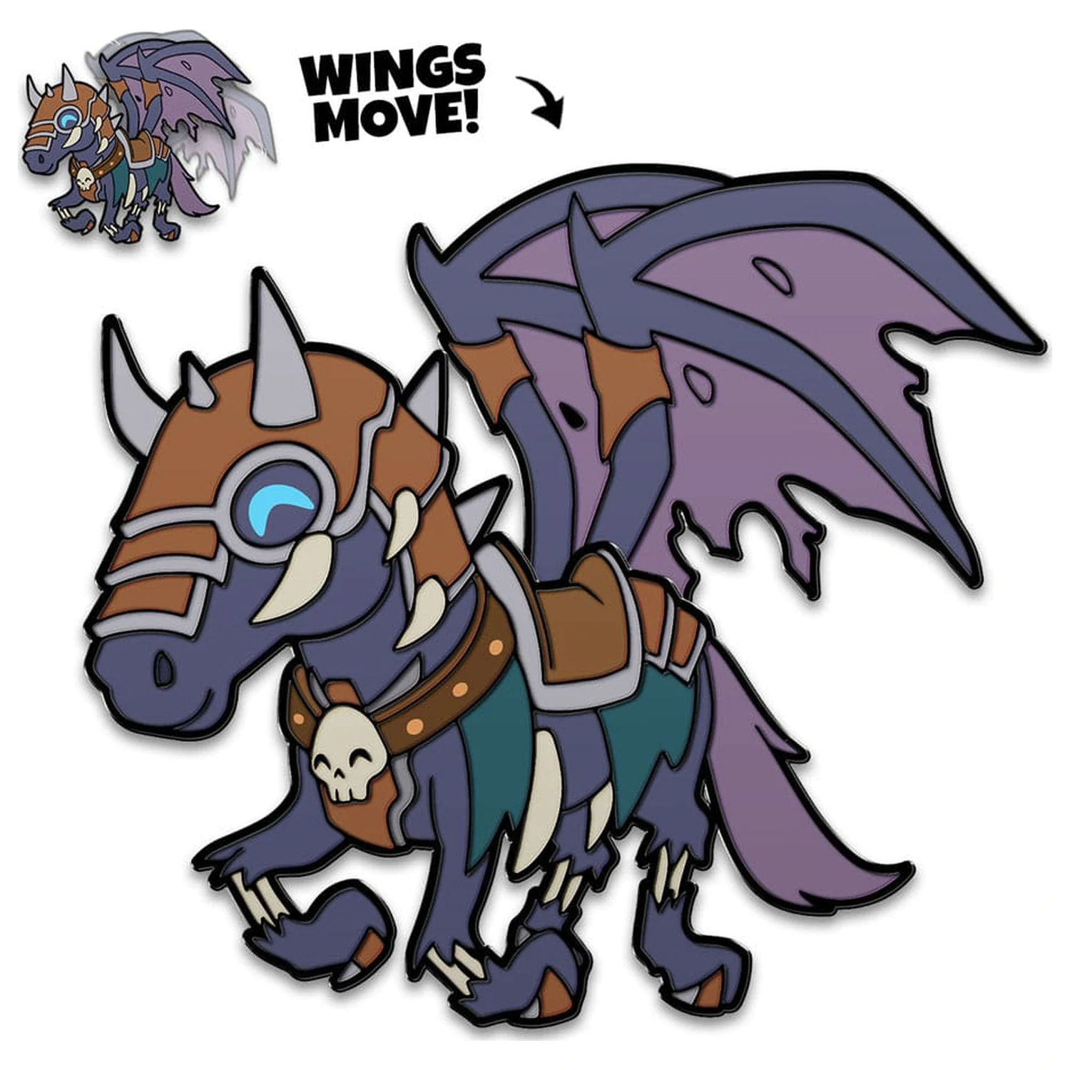 World Of Warcraft Pin Invincible 5 cm            product photo