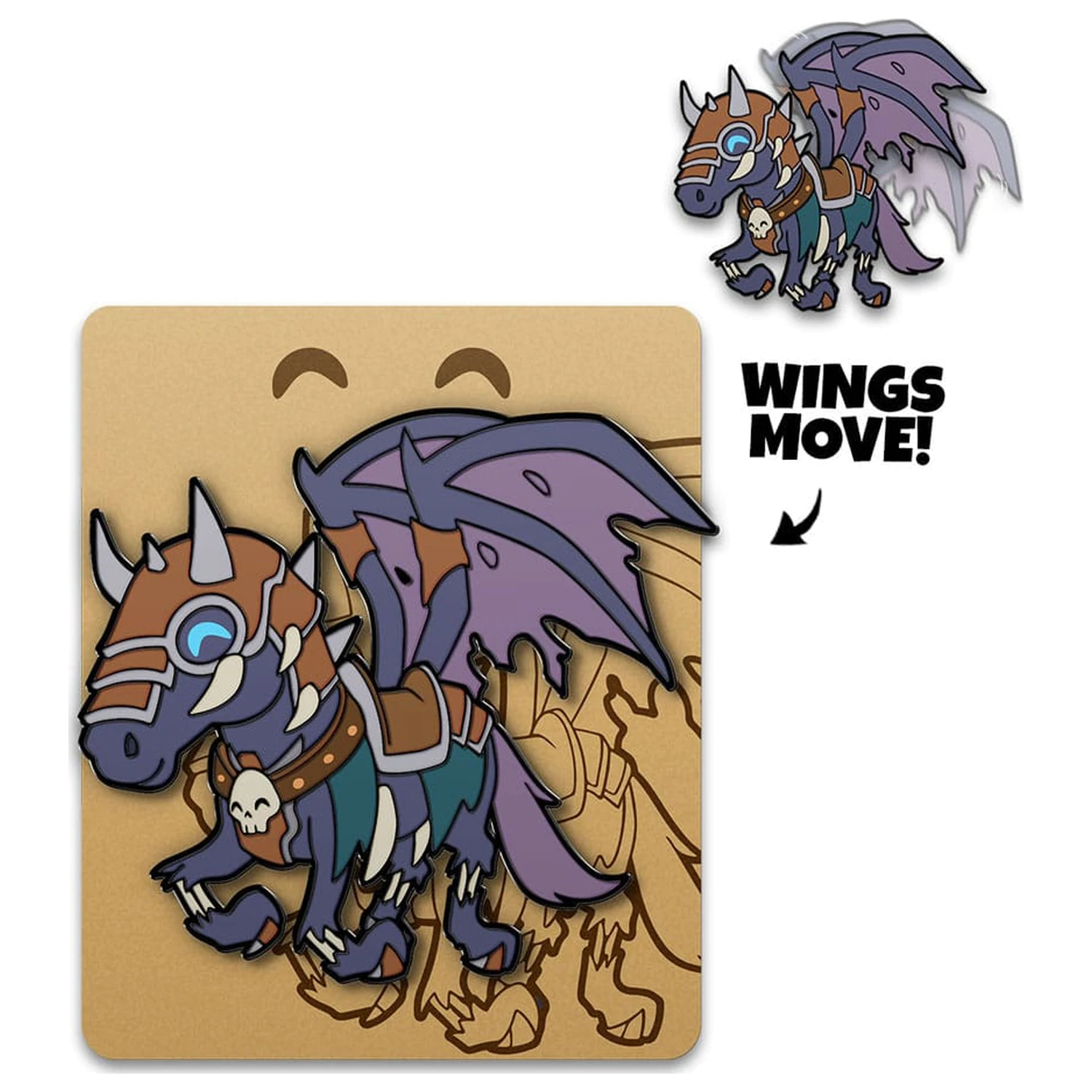 World Of Warcraft Pin Invincible 5 cm            product photo