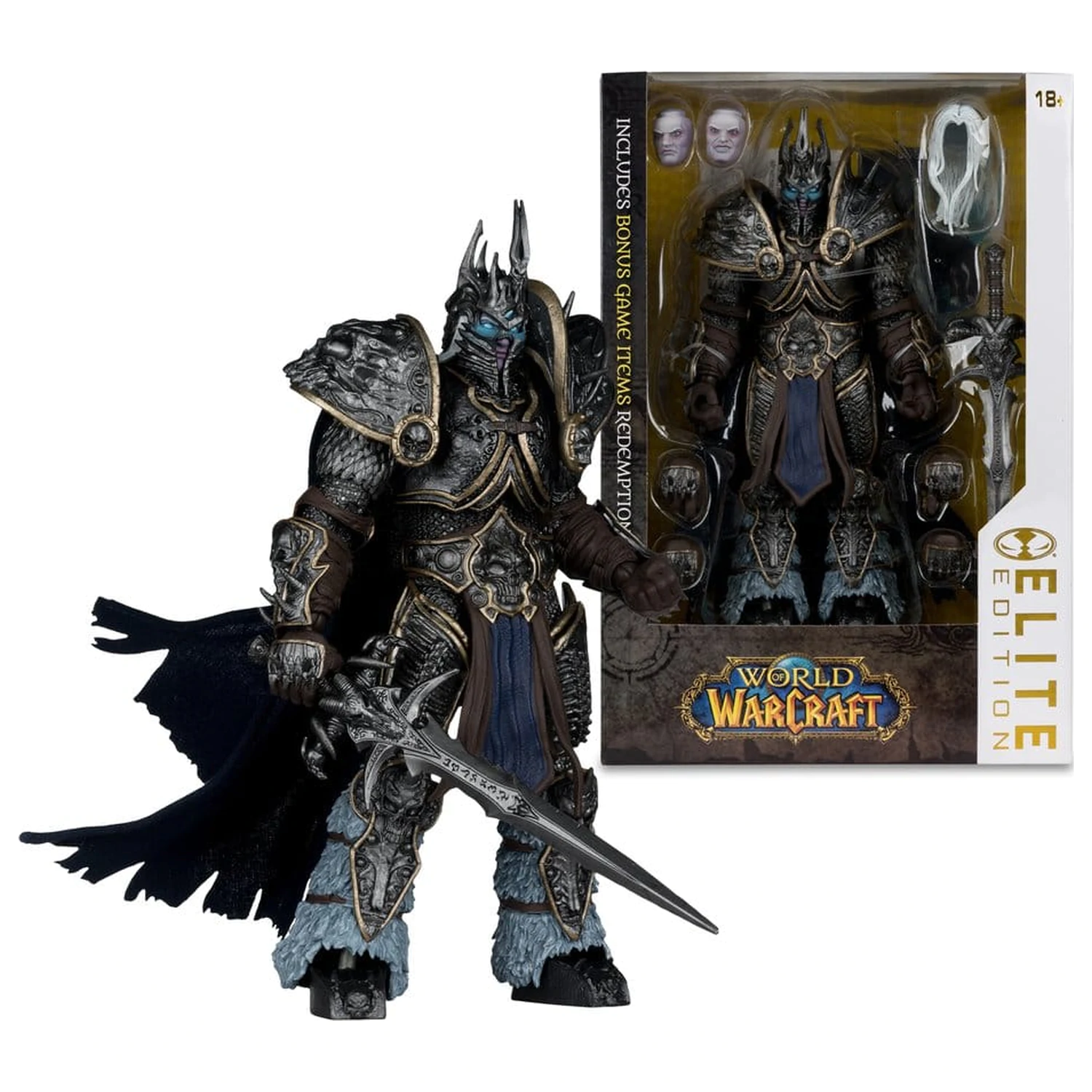 World of Warcraft McFarlane Elite Edition Action Figure Lich King #09 18 cm product photo