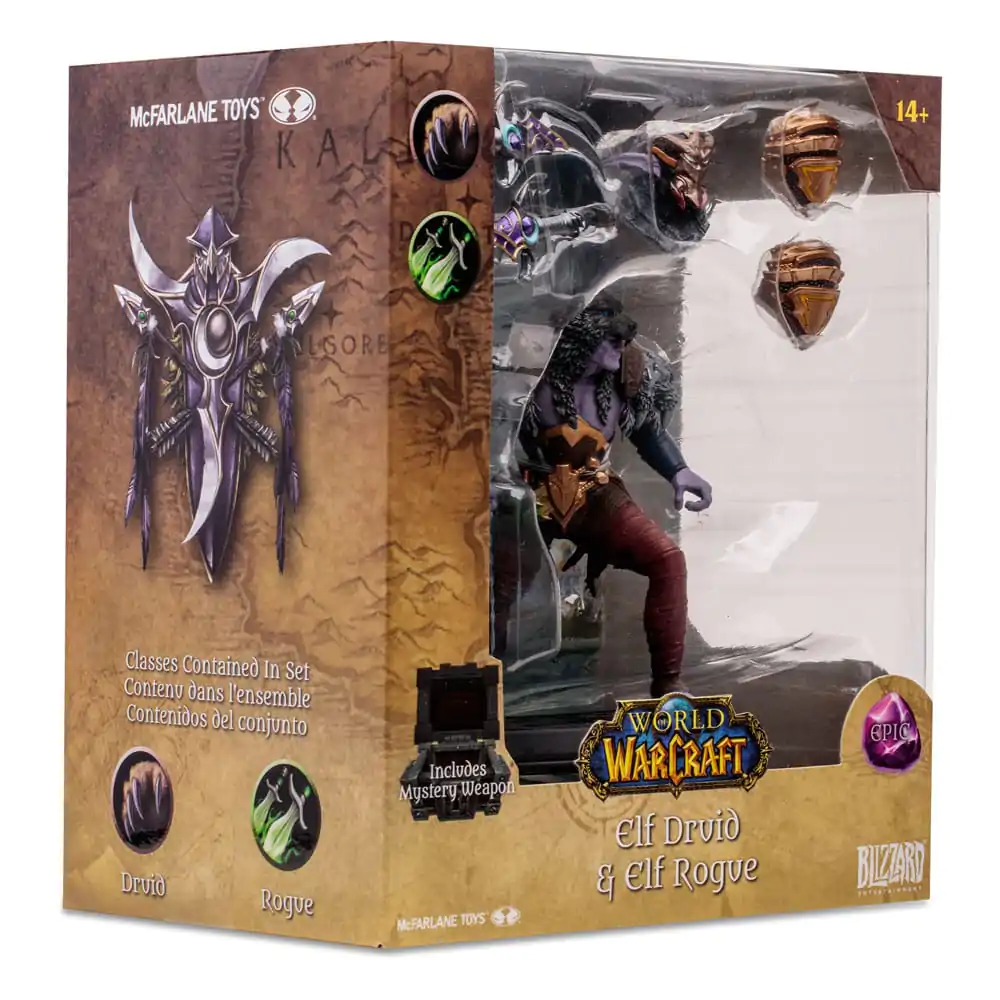 World of Warcraft Action Figure Night Elf Druid Rogue (Epic) 15 cm termékfotó