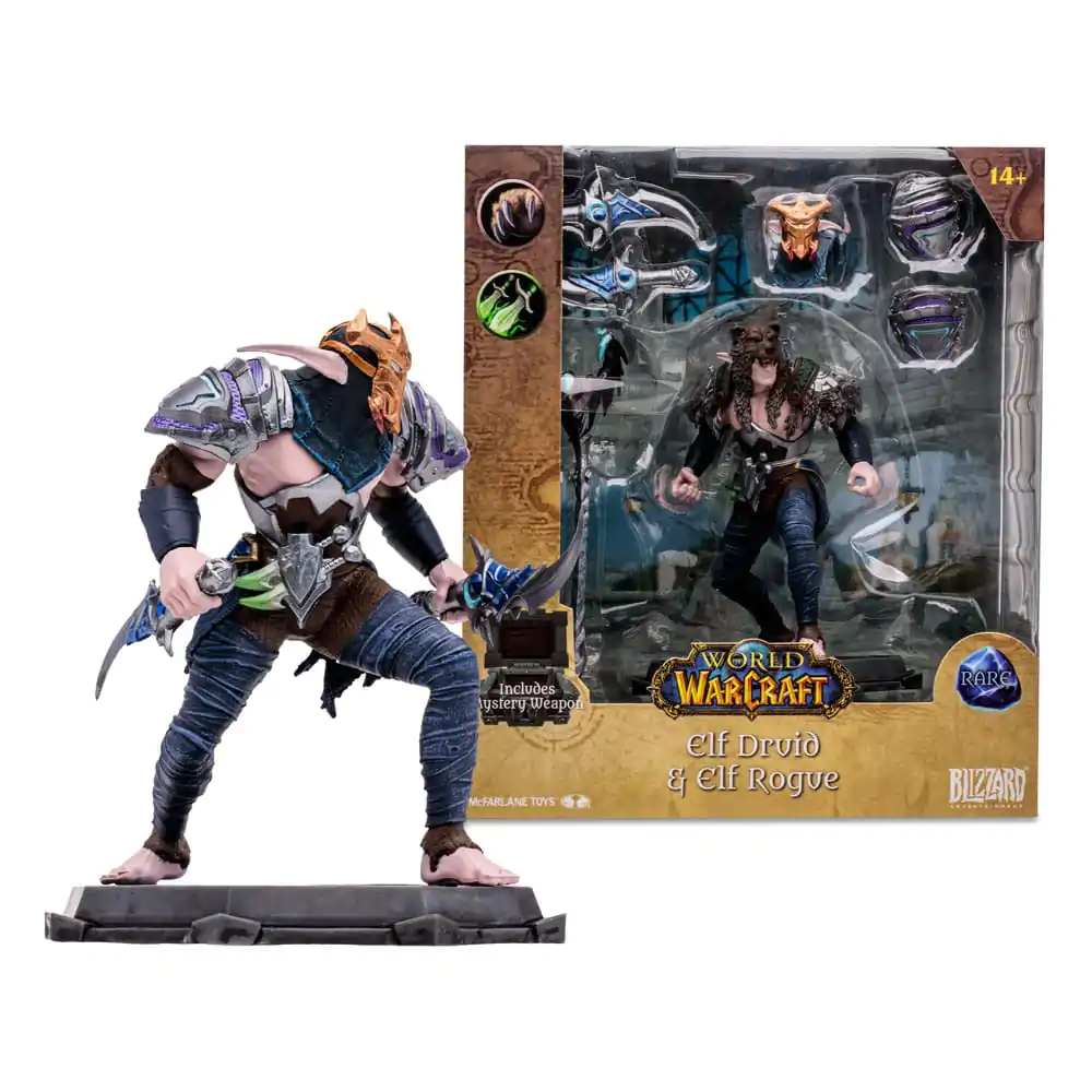 World of Warcraft Action Figure Night Elf Druid Rogue (Rare) 15 cm termékfotó