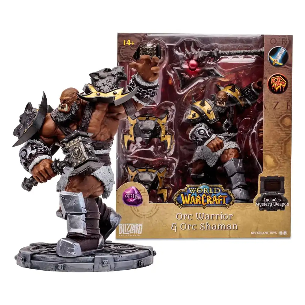 World of Warcraft Action Figure Orc Shaman Warrior (Epic) 15 cm product photo