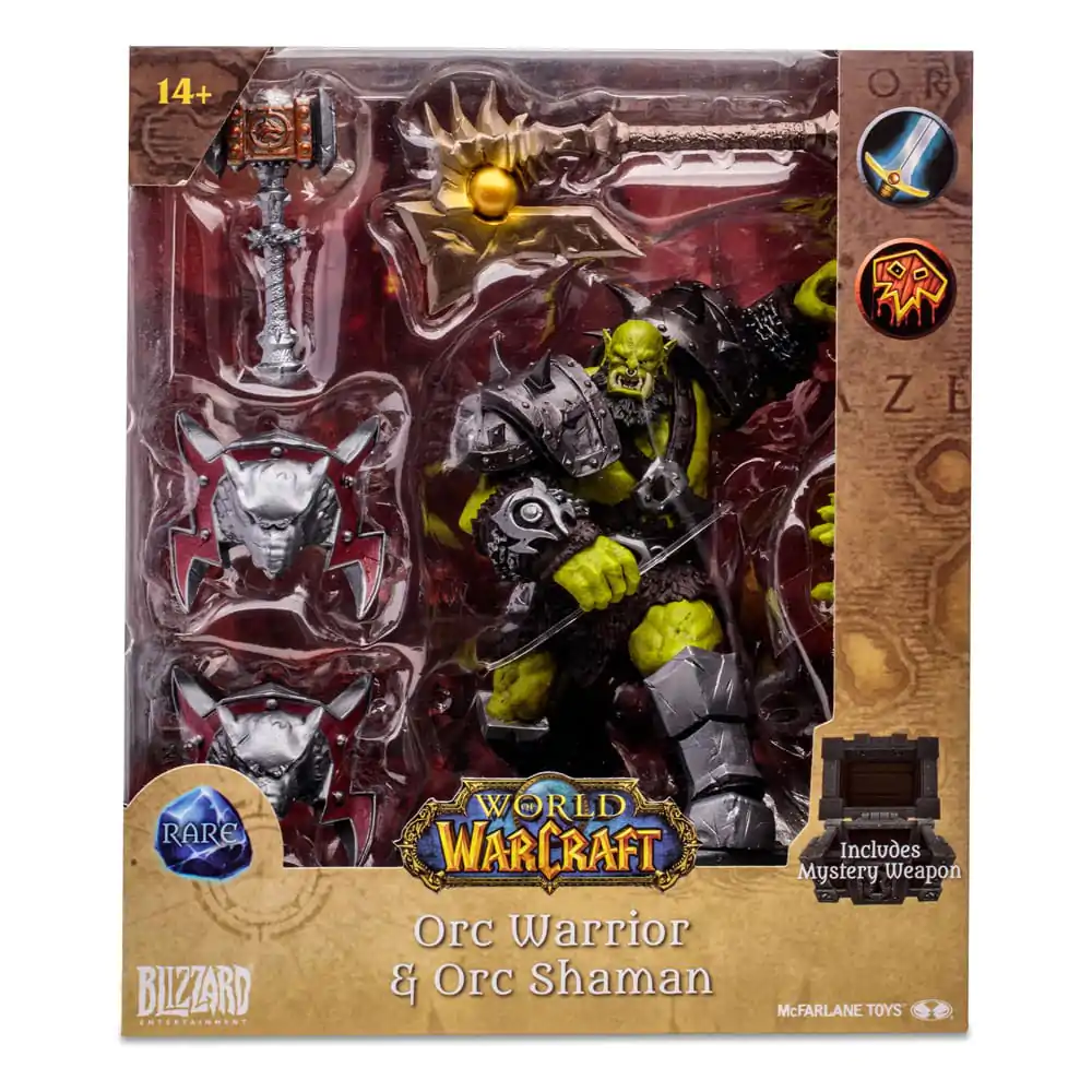 World of Warcraft Action Figure Orc Shaman Warrior (Rare) 15 cm product photo
