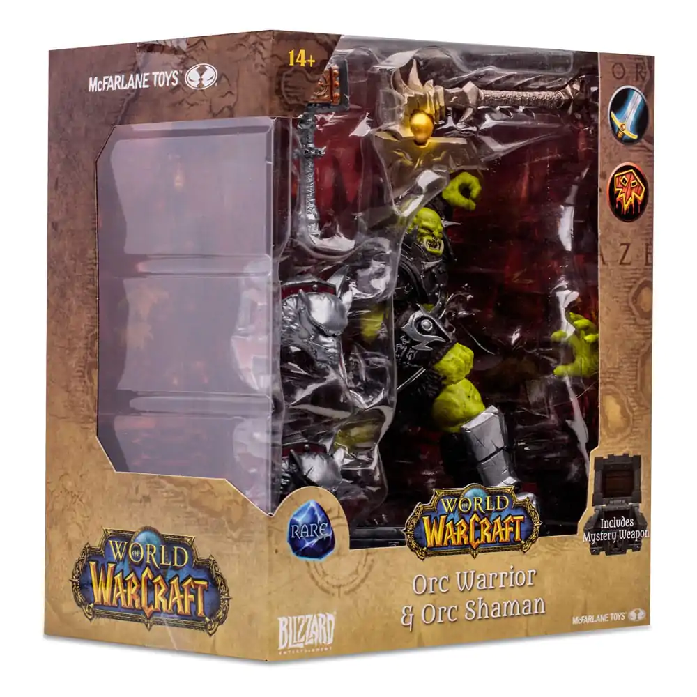 World of Warcraft Action Figure Orc Shaman Warrior (Rare) 15 cm product photo