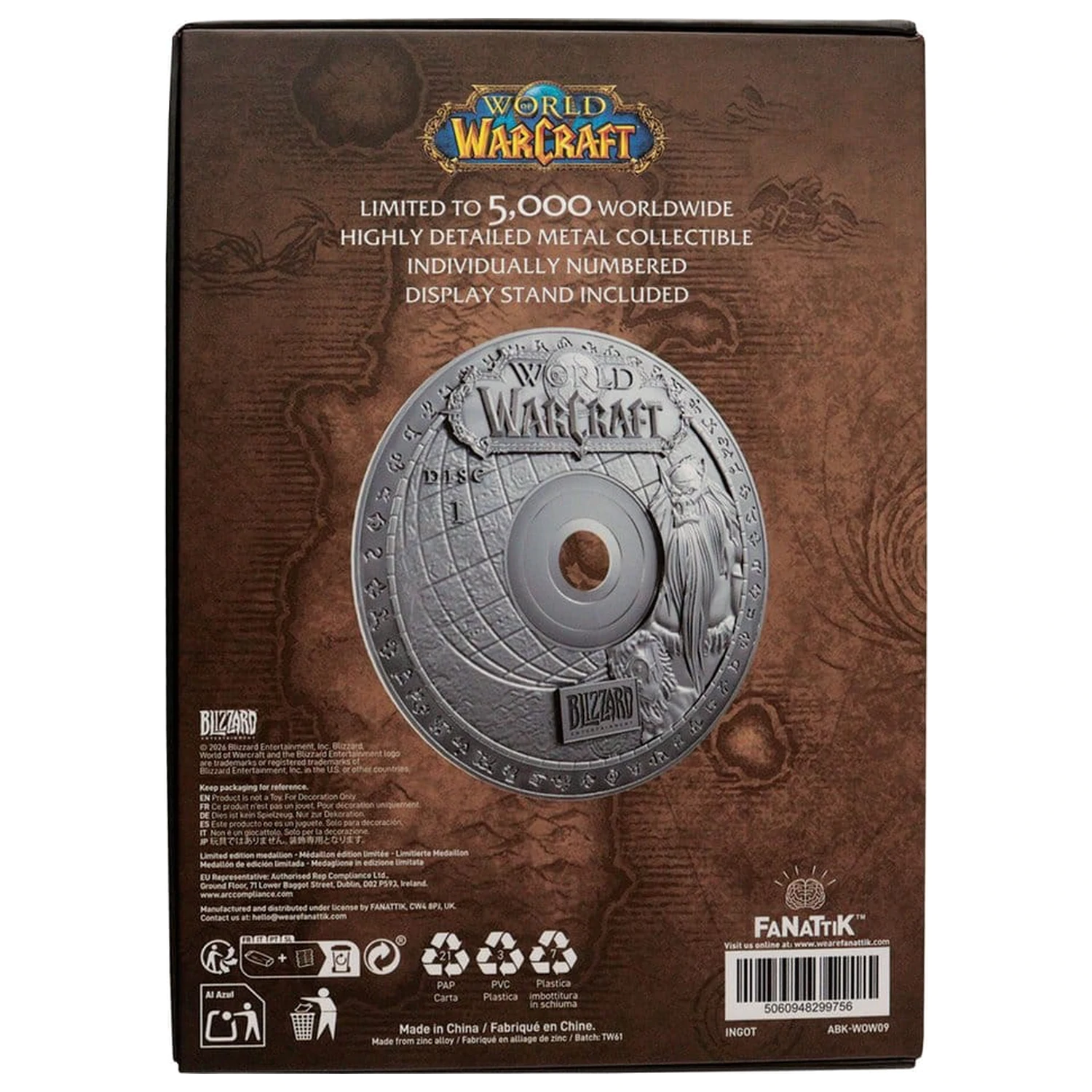 World of Warcraft Replica CD-ROM Limited Edition 11 cm product photo