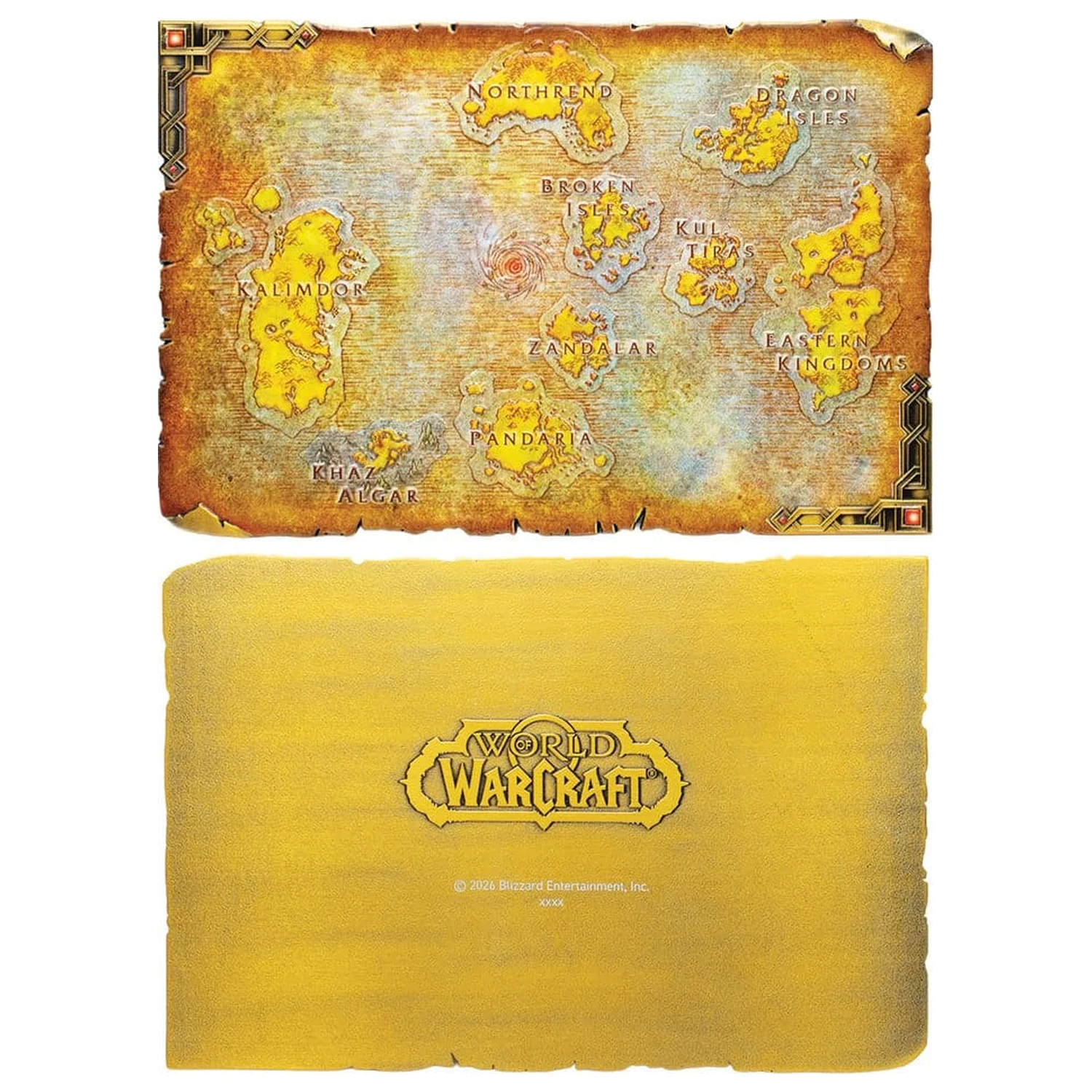 World of Warcraft Replica Metal Map of Azeroth Limited Edition 12 x 18 cm product photo
