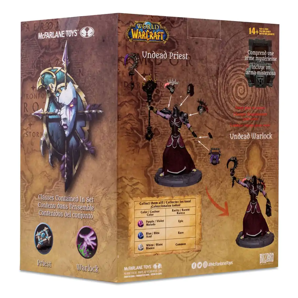 World of Warcraft Action Figure Undead Priest Warlock (Rare) 15 cm product photo