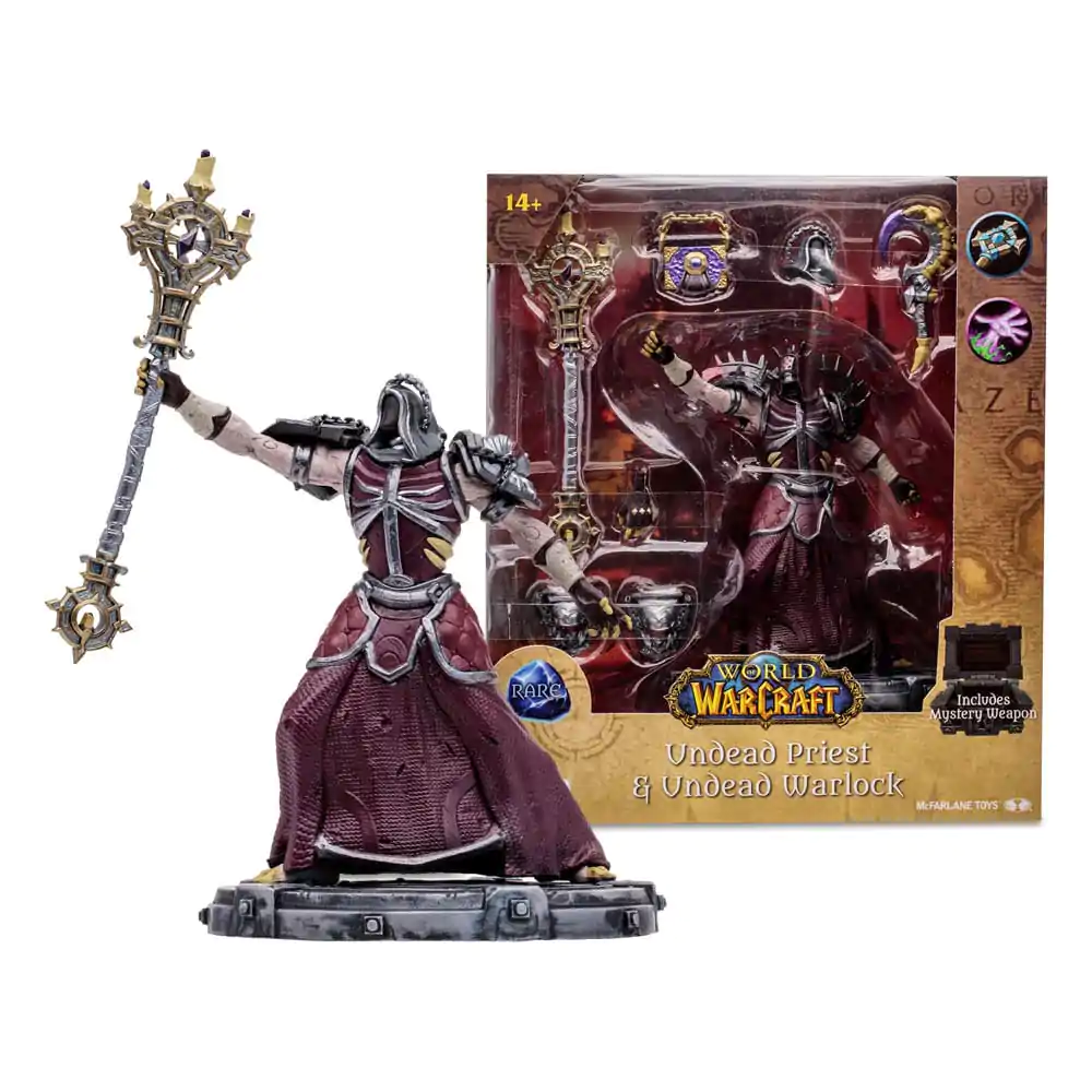 World of Warcraft Action Figure Undead Priest Warlock (Rare) 15 cm product photo