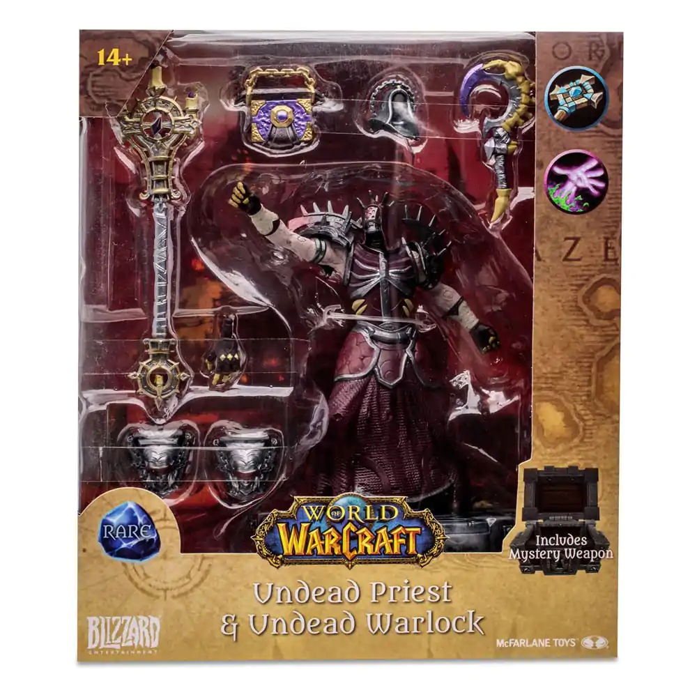 World of Warcraft Action Figure Undead Priest Warlock (Rare) 15 cm product photo