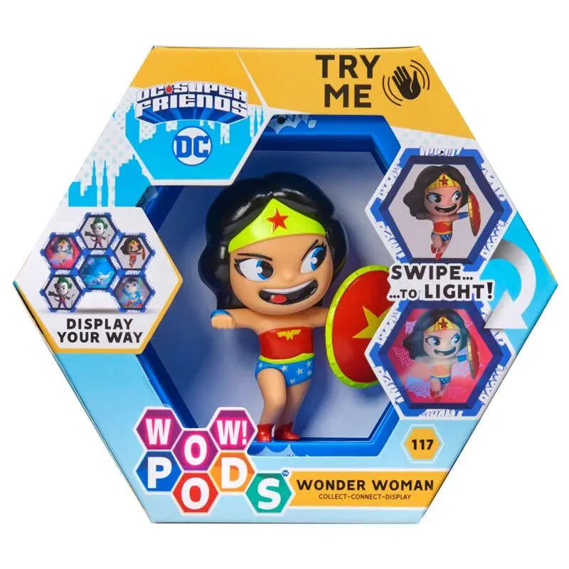 WOW! POD DC Comics Wonder Woman led figure product photo