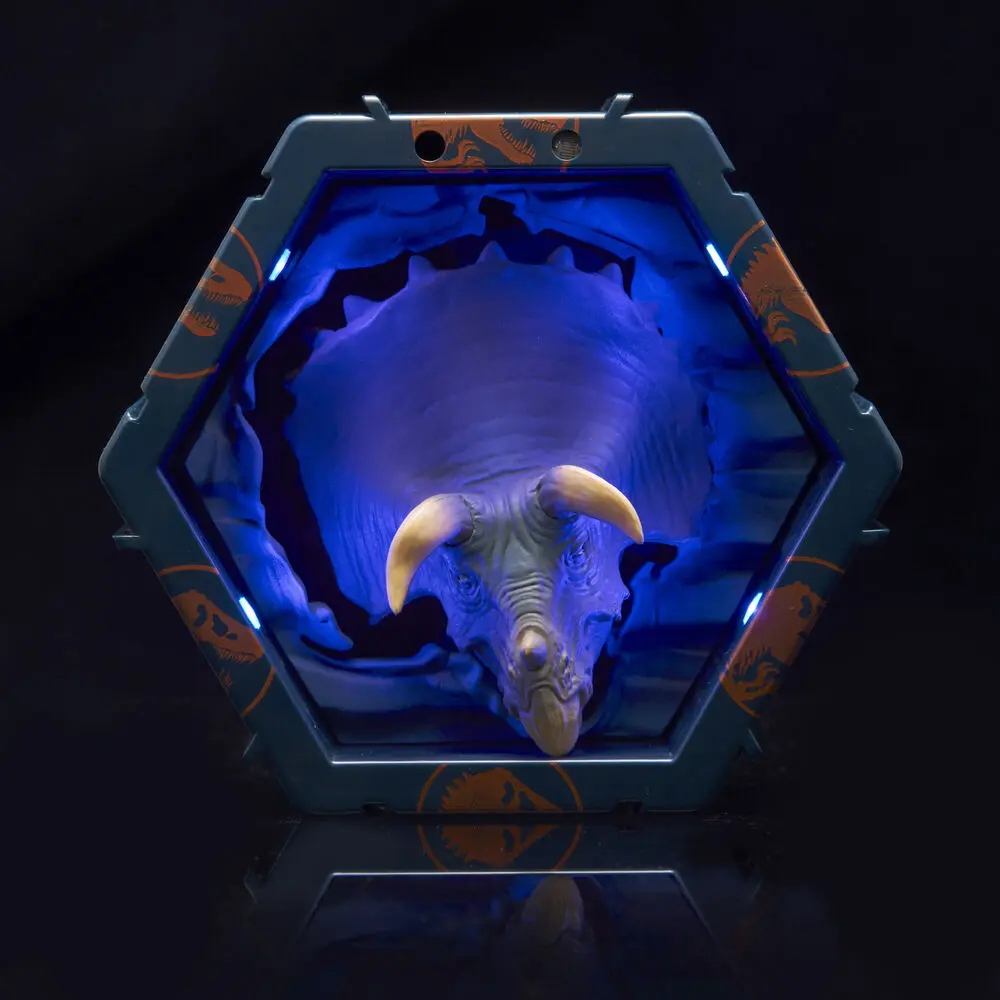 WOW! POD Jurassic World Triceratops led figure sound product photo