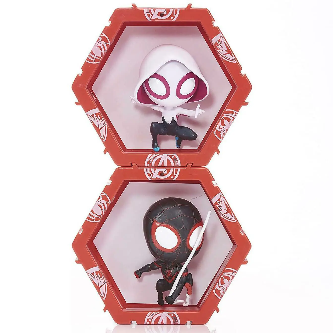 WOW! POD Marvel Miles Morales + Ghost Spider led figures set product photo