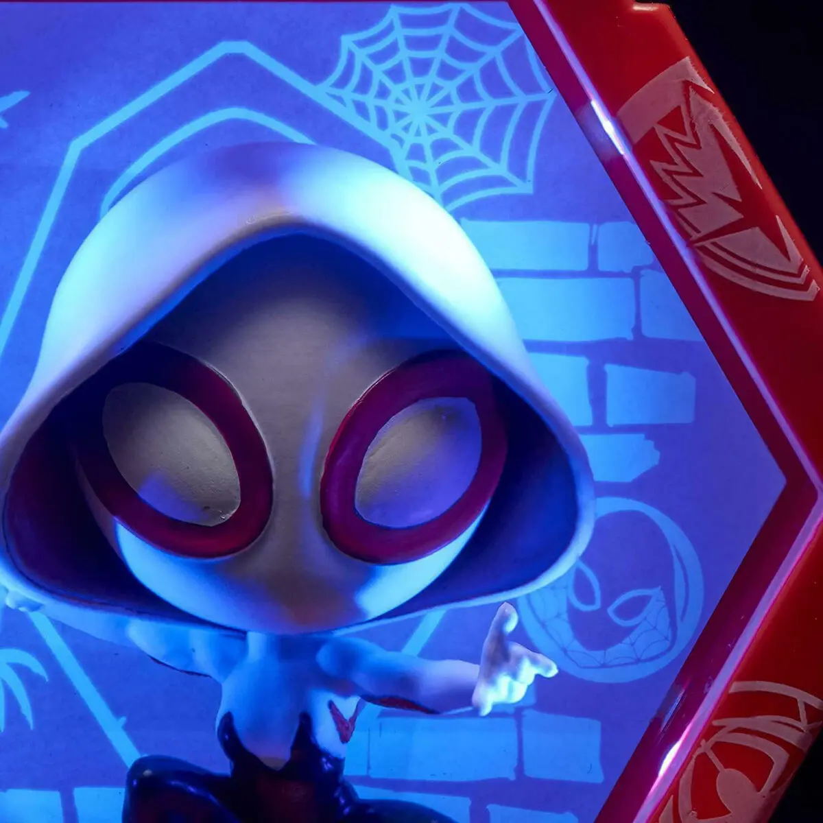 WOW! POD Marvel Miles Morales + Ghost Spider led figures set product photo