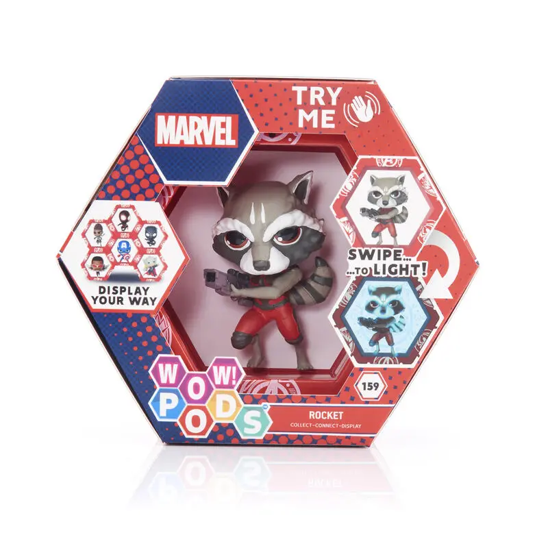 WOW! POD Marvel Rocket Raccoon led figure product photo