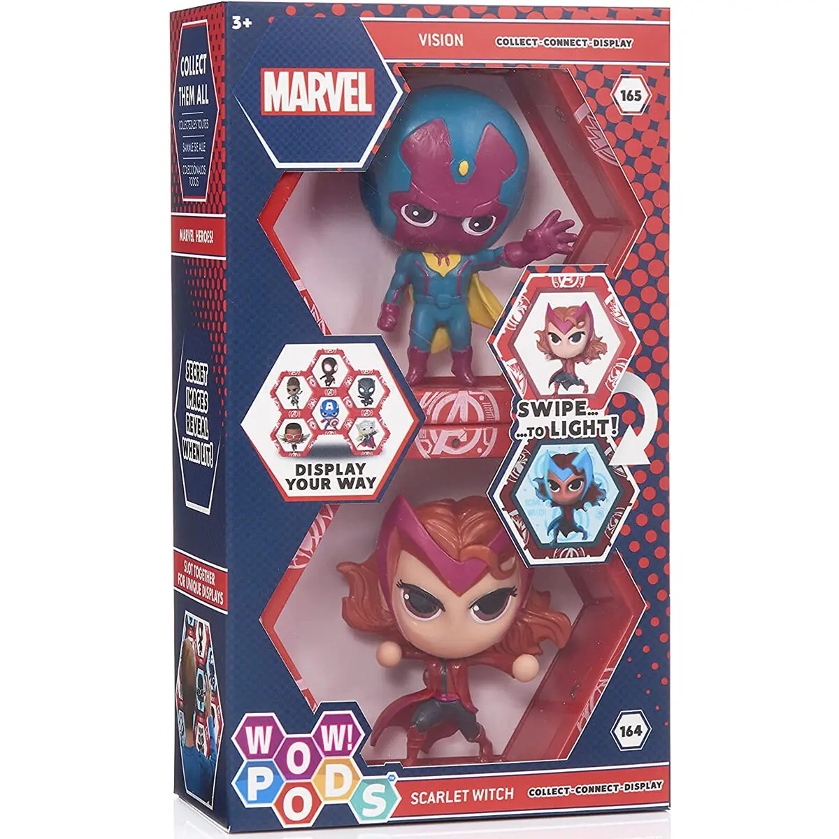 WOW! POD Marvel Vision + Scarlet led figures set product photo