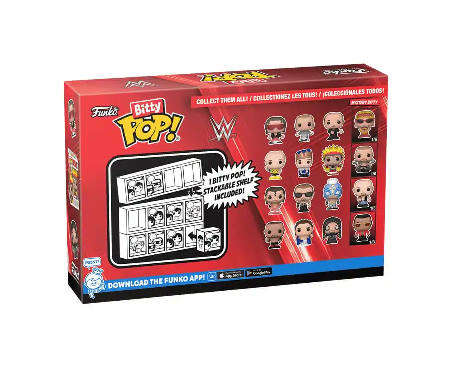 WWE Bitty Funko POP! Vinyl Figure 4-Pack Bret Hart 2,5 cm termékfotó