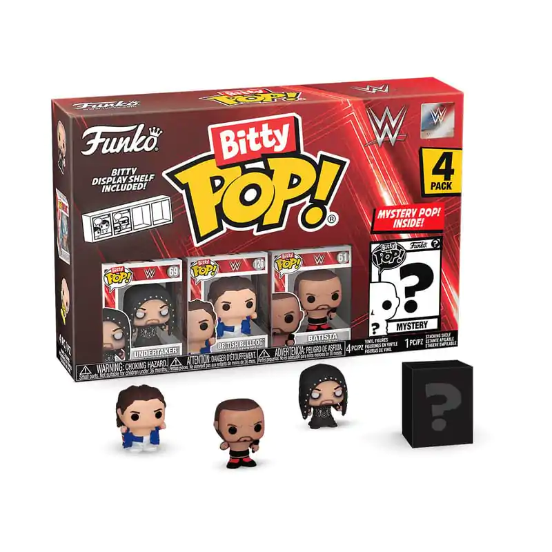 WWE Bitty Funko POP! Vinyl Figure 4-Pack The Undertaker 2,5 cm termékfotó