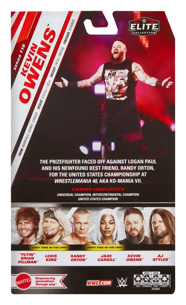 WWE Elite Collection Action Figure Kevin Owens 15 cm product photo