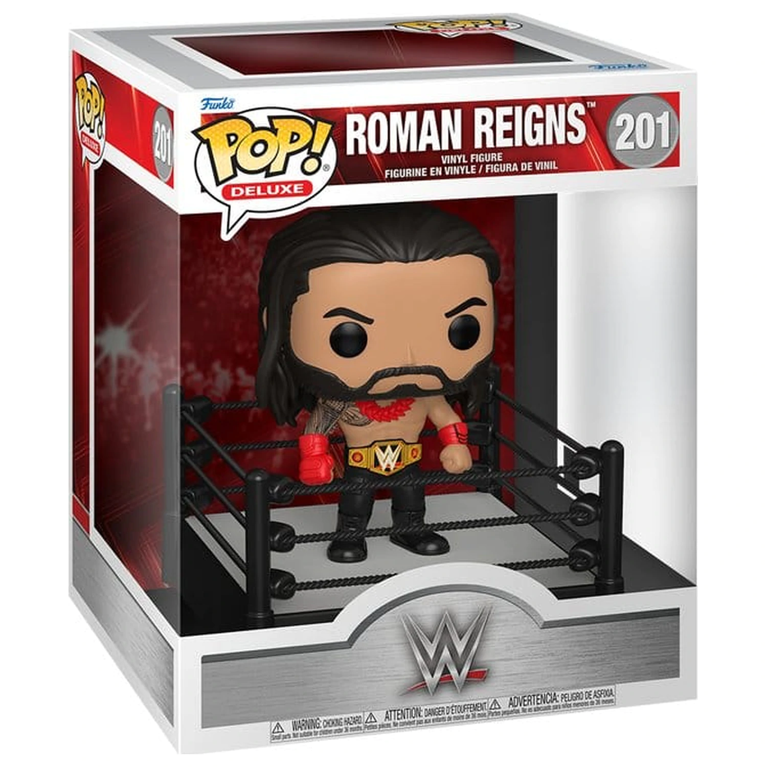 WWE Funko POP! Deluxe Vinyl Figure Roman Reigns in Ring 9 cm product photo