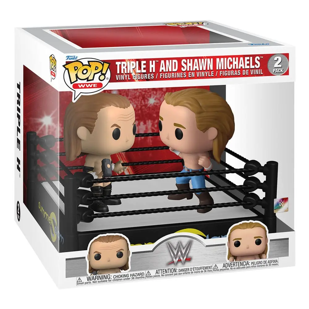 WWE POP! Movie Moments Vinyl Figures 2-Pack SS Ring w/ Triple H/Michaels 9 cm product photo