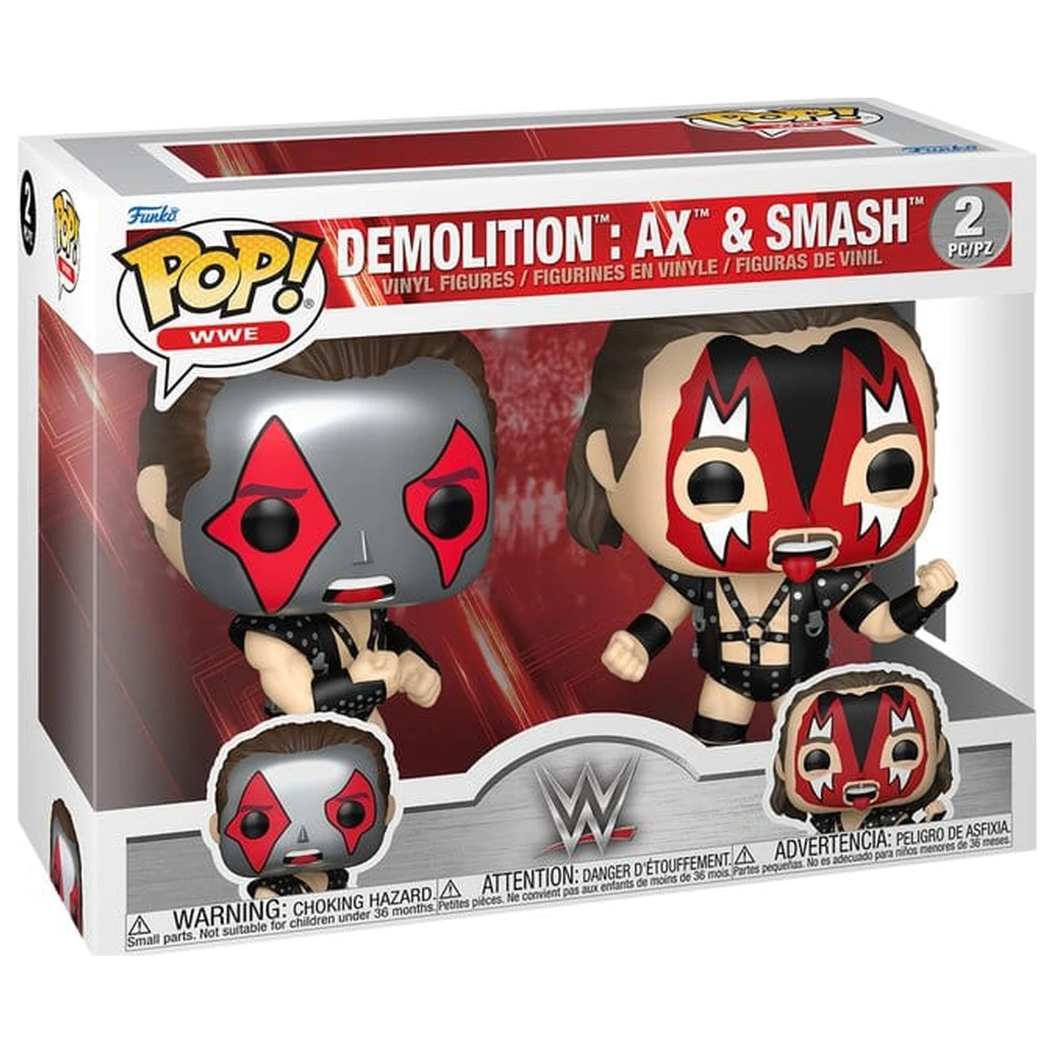 WWE Funko POP! Vinyl Figures 2-Pack Ax & Smash 9 cm product photo